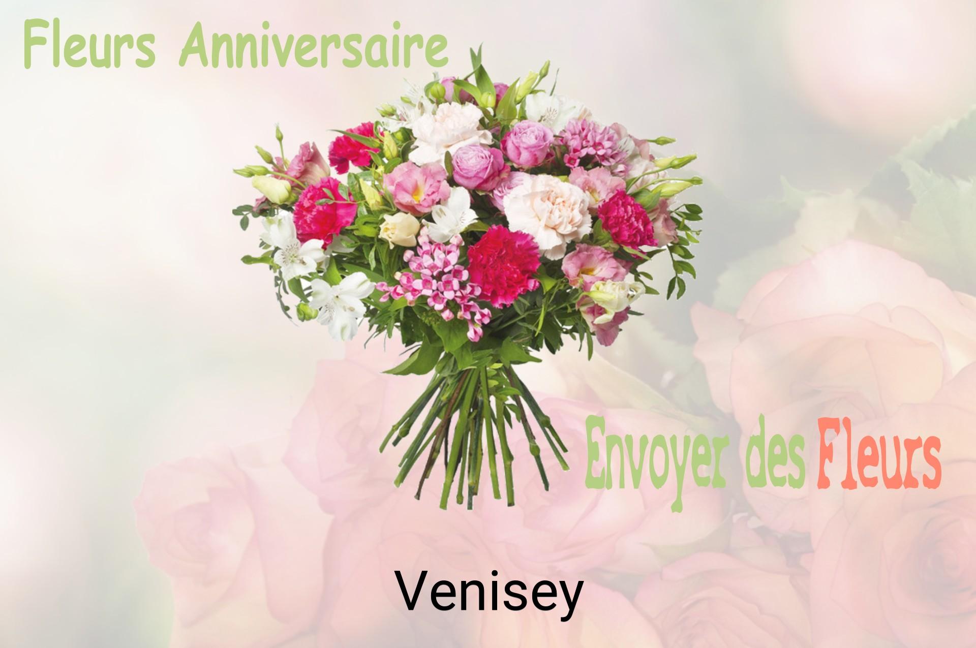 Bouquet de fleurs d’anniversaire livré à Venisey